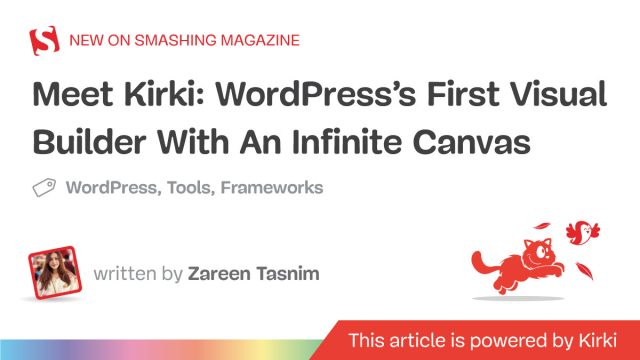Revolutionizing Web Design: The Infinite Canvas Era with Kirki