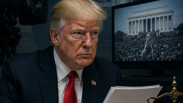 Trump Eyes Legal Action Against ABC Over Lincoln Memorial Coverage