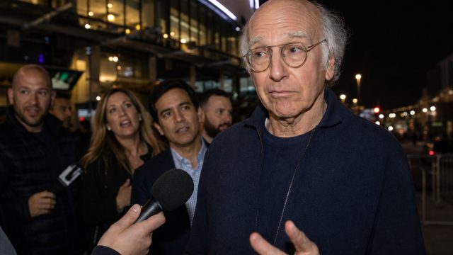 Larry David Expresses Disdain for American Politics After UFC Event