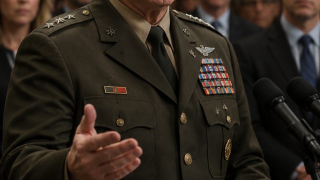 Retired General Declares Independence from Political Party
